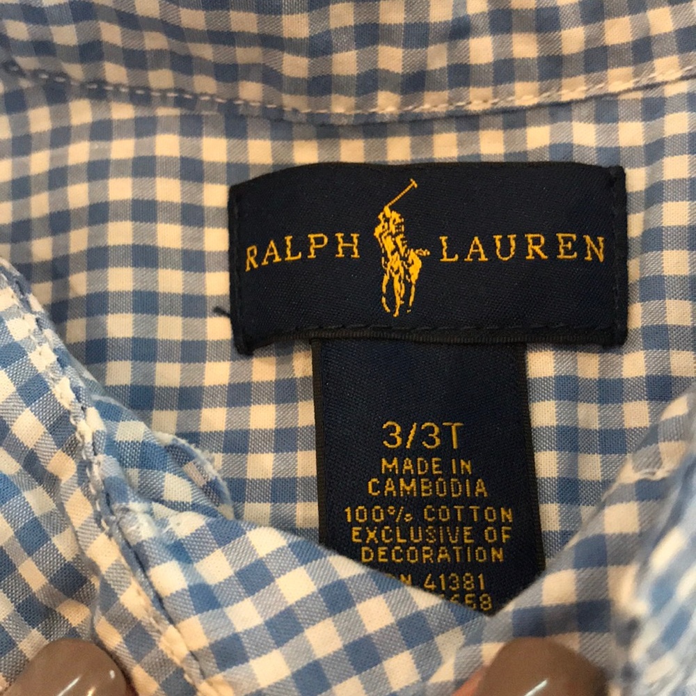 Ralph Lauren Gingham Button Downs - Picture 4 of 7